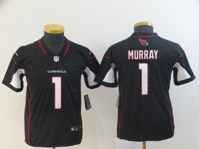 Youth Arizona Cardinals #1 Kyler Murray Black Vapor Untouchable Limited Stitched NFL Jersey